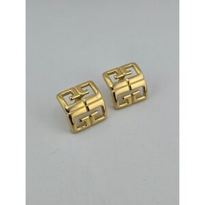 Vintage‎ Givenchy 4G logo pierced post-back earrings